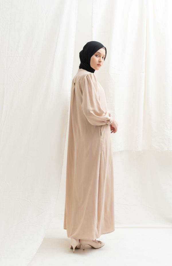 Gamis Terra Feera Cream Big Size - Image 7