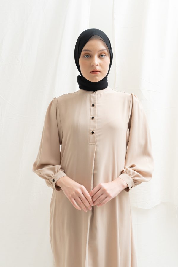 Gamis Terra Feera Cream Big Size - Image 4