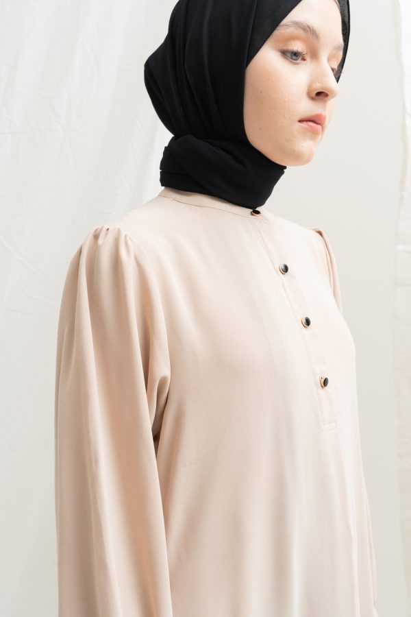 Gamis Terra Feera Cream Big Size - Image 6