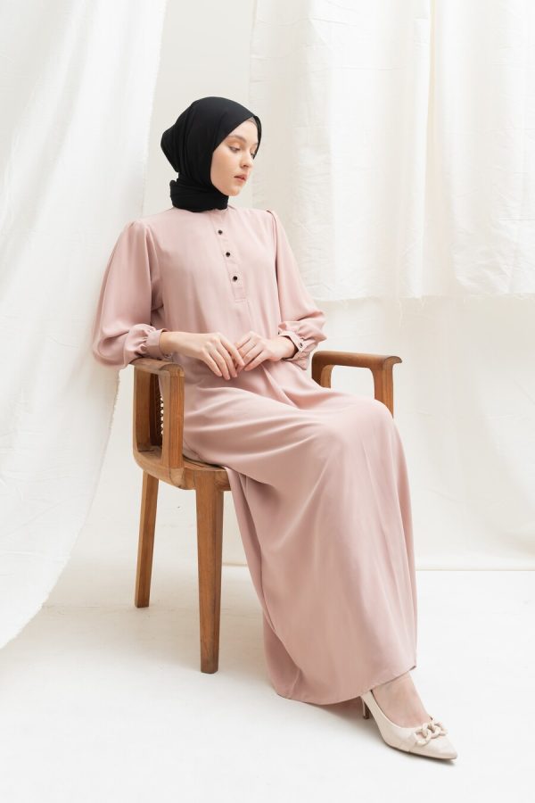 Gamis Terra Feera Pink Salem Big Size - Image 8