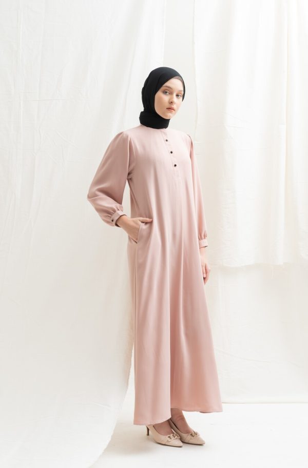 Gamis Terra Feera Pink Salem Big Size