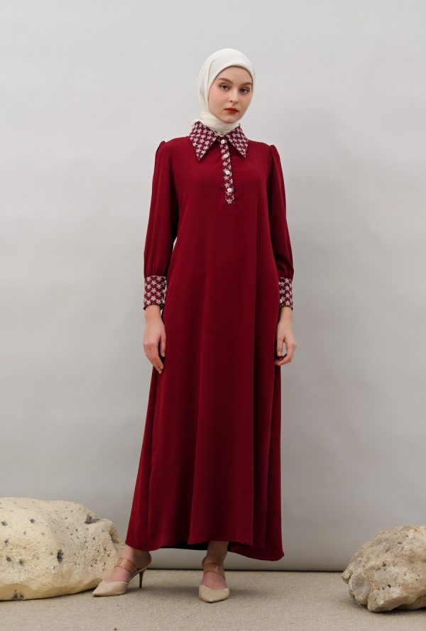 Gamis Zenia Rauda Marun