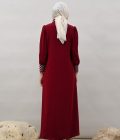 Gamis Zenia Rauda Marun Big Size - Image 7