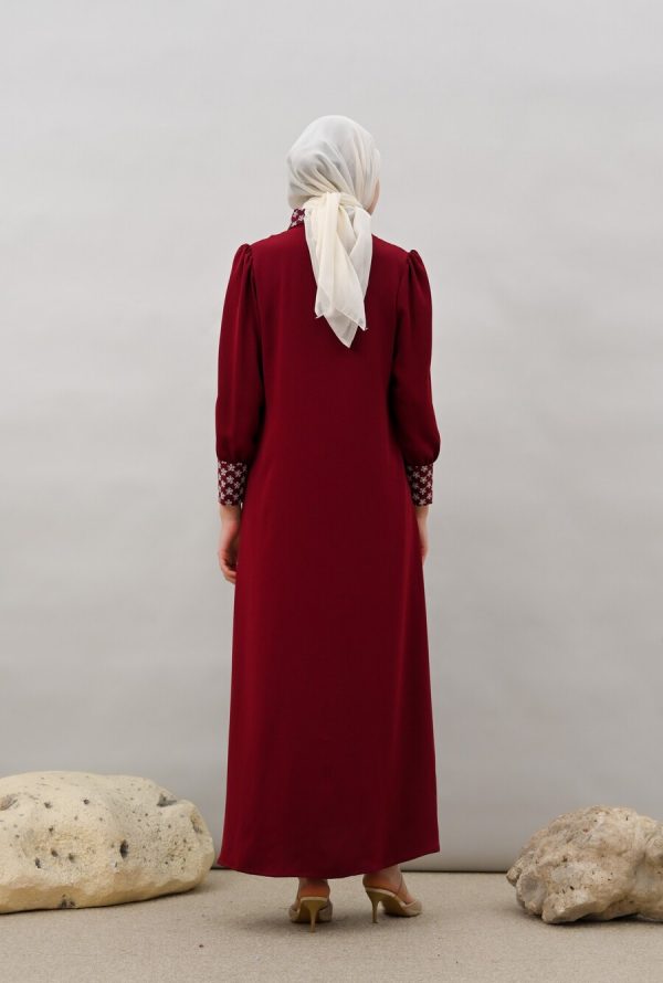 Gamis Zenia Rauda Marun - Image 7