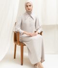 Gamis Zenia Rauda Oat Big Size - Image 8