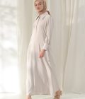 Gamis Zenia Rauda Oat Big Size - Image 2