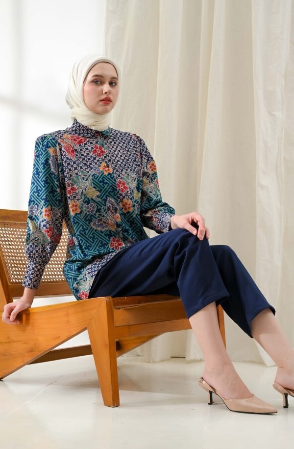 Pants Sabeena Kalya Navy Blue - Image 5