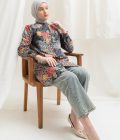 Tunik Lyla Arum Hitam - Image 2