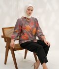 Blus Teana Puspa Abu - Image 13