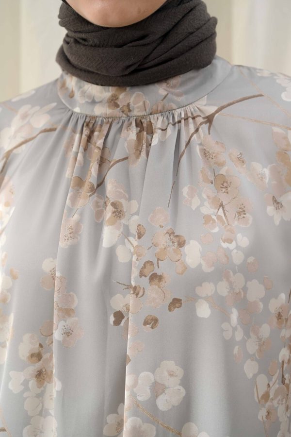 Gamis Lara Alita Silver Brown Big Size - Image 5
