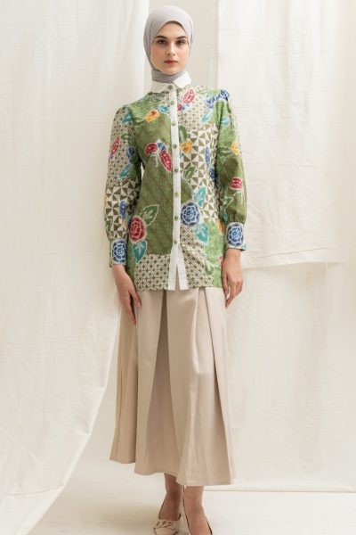 Riva Skirt Alma Oat Beige