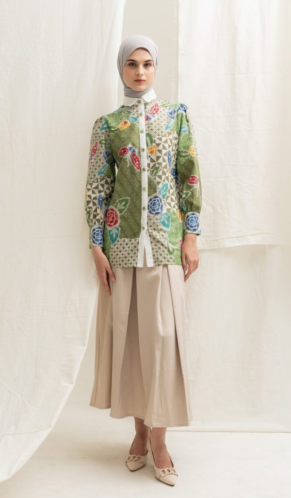 Riva Skirt Alma Oat Beige