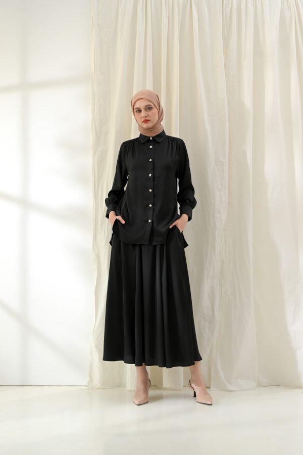 Blus Dafya Elaina Black - Image 6