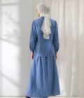 Blus Teana Kaluna Blue Big Size - Image 4