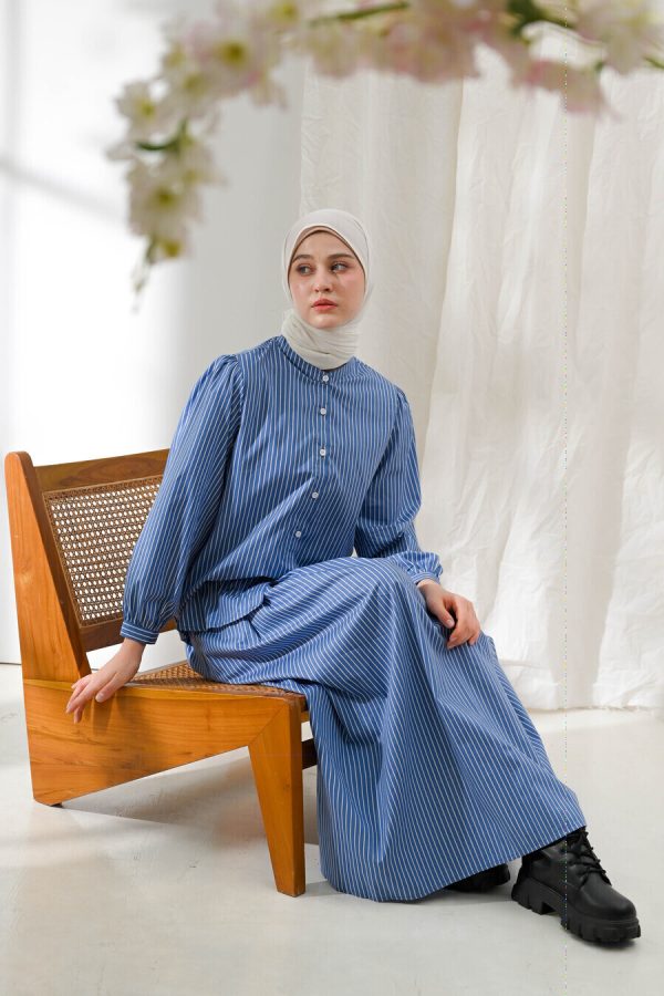 Blus Teana Kaluna Blue - Image 8