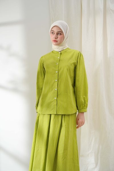 Blus Teana Kaluna Lime Green