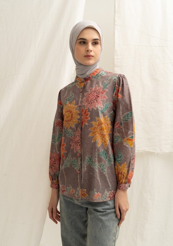 Blus Teana Puspa Abu Big Size - Image 7