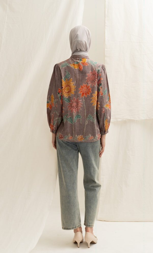Blus Teana Puspa Abu Big Size - Image 5