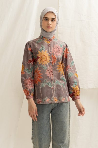 Blus Teana Puspa Abu