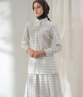 Blus Velya Ditta Stripe Navy