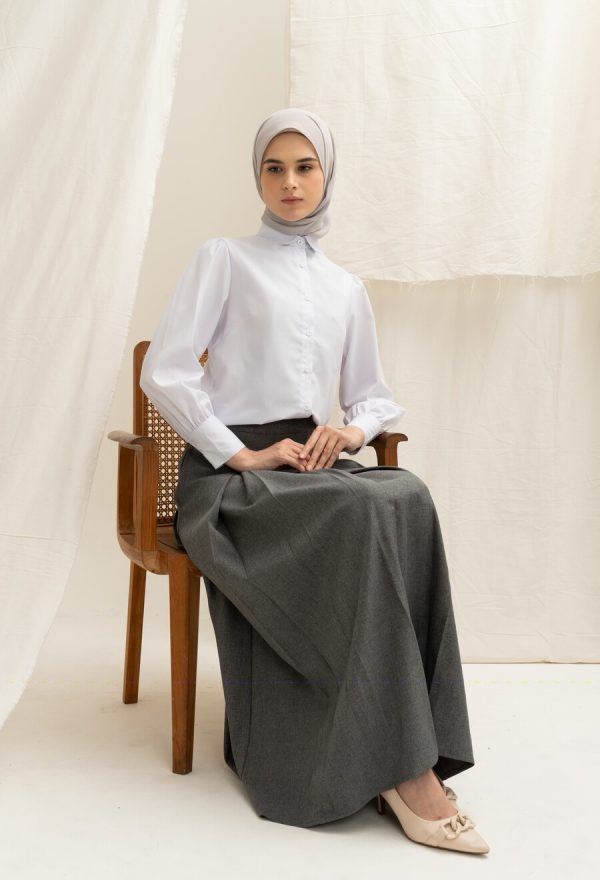 Blus Velya White Big Size