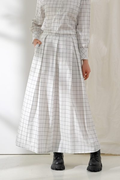 Deena Skirt Ditta Stripe Navy