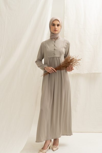 Gamis Miranti Elaina Taupe