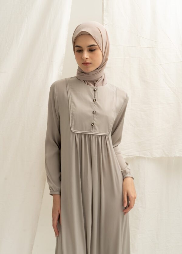 Gamis Miranti Elaina Taupe - Image 8