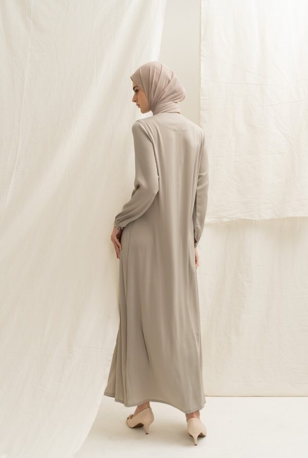 Gamis Miranti Elaina Taupe - Image 6