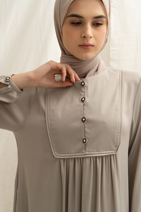 Gamis Miranti Elaina Taupe - Image 5