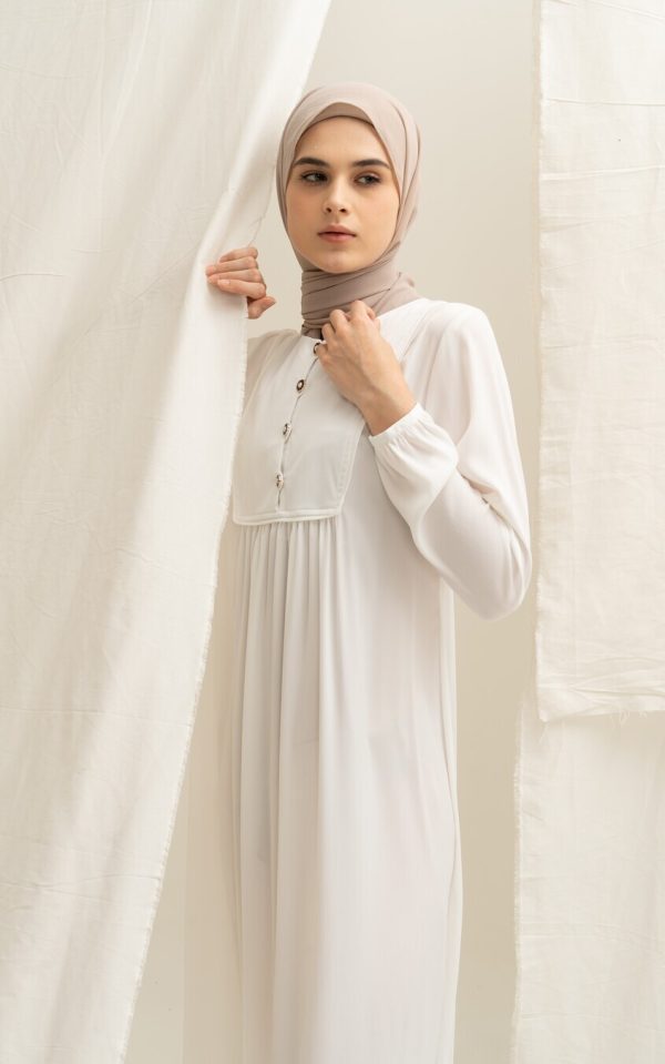 Gamis Miranti Elaina White Big Size - Image 7