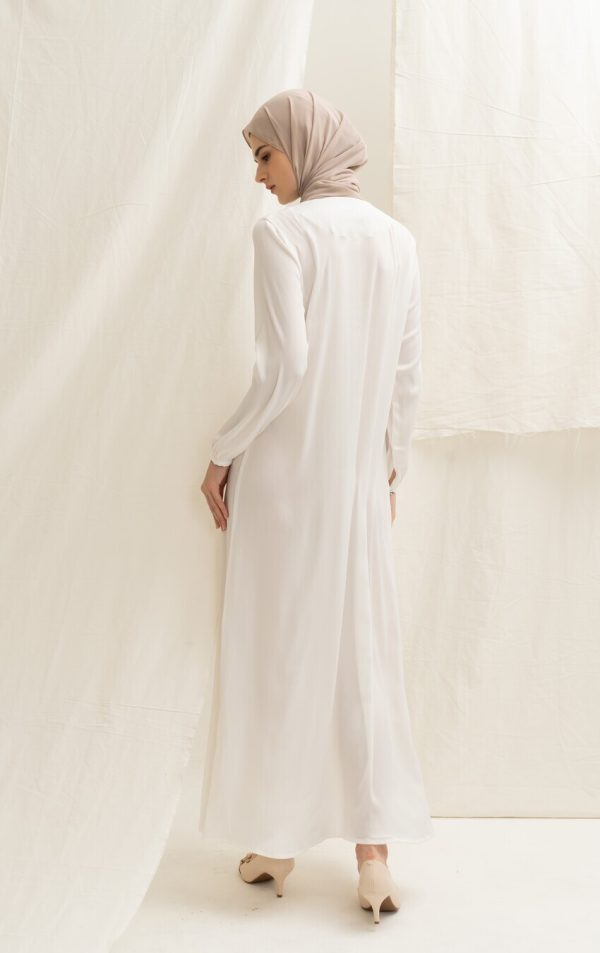 Gamis Miranti Elaina White Big Size - Image 6