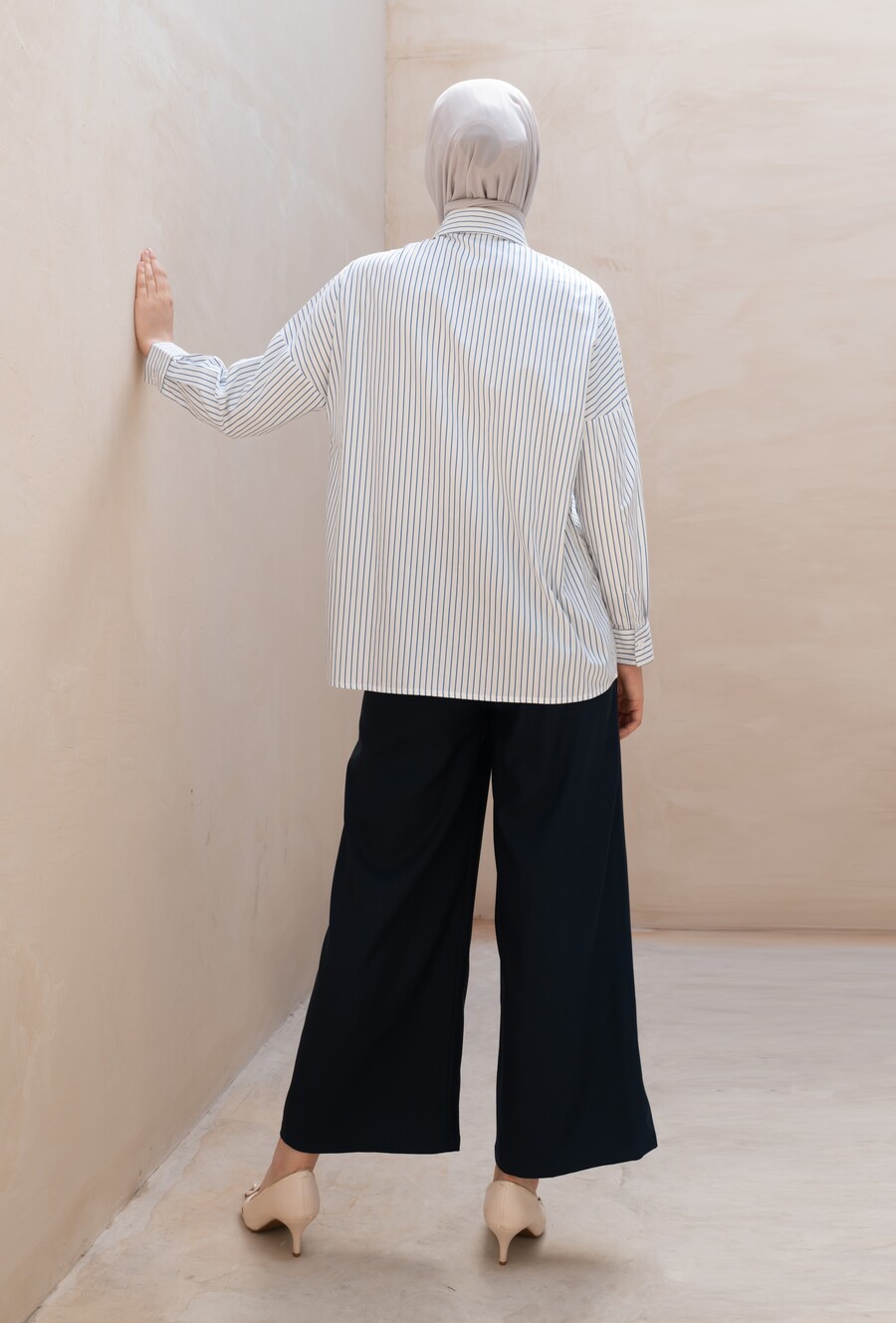 Wide Pants Alma Navy - Image 10
