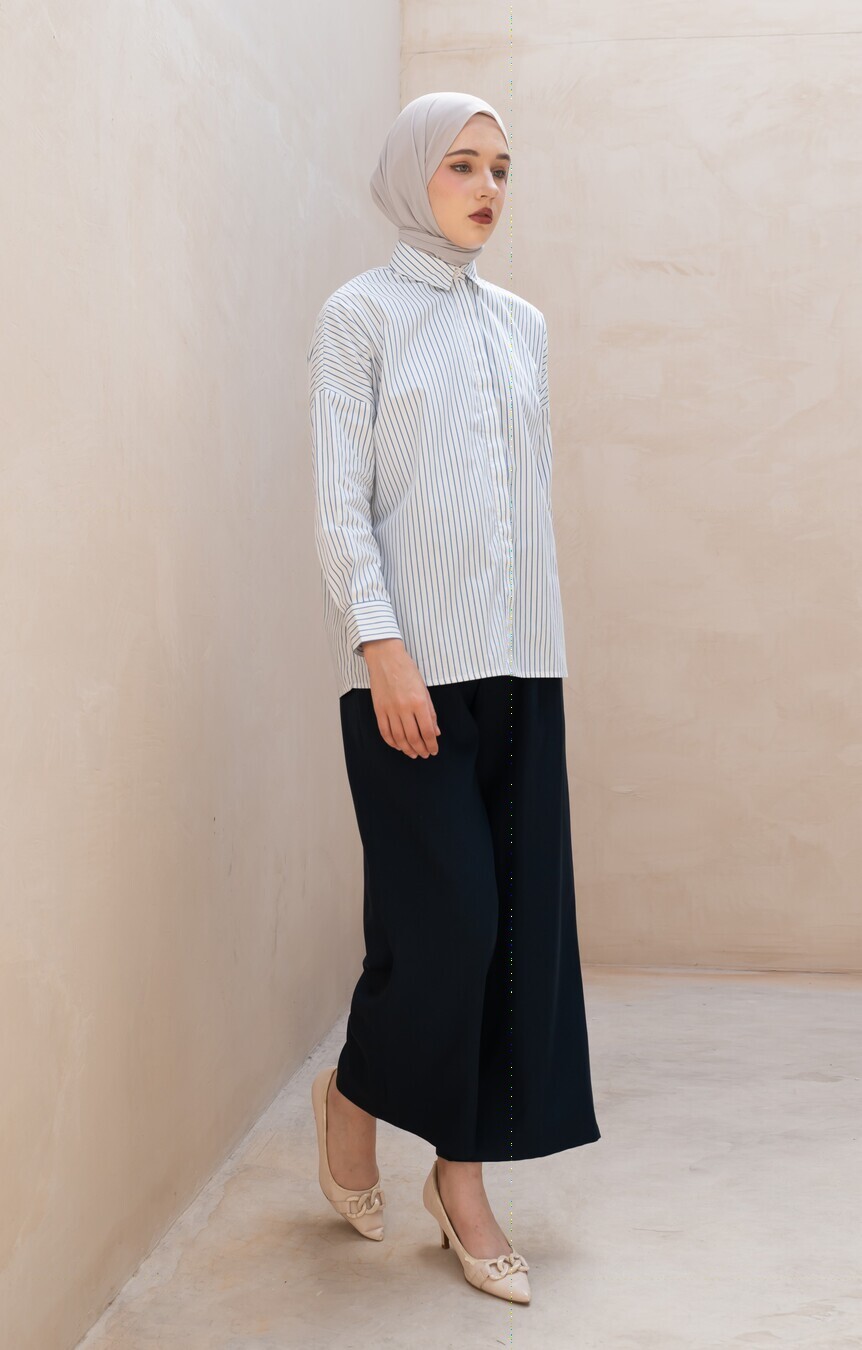 Wide Pants Alma Navy - Image 11