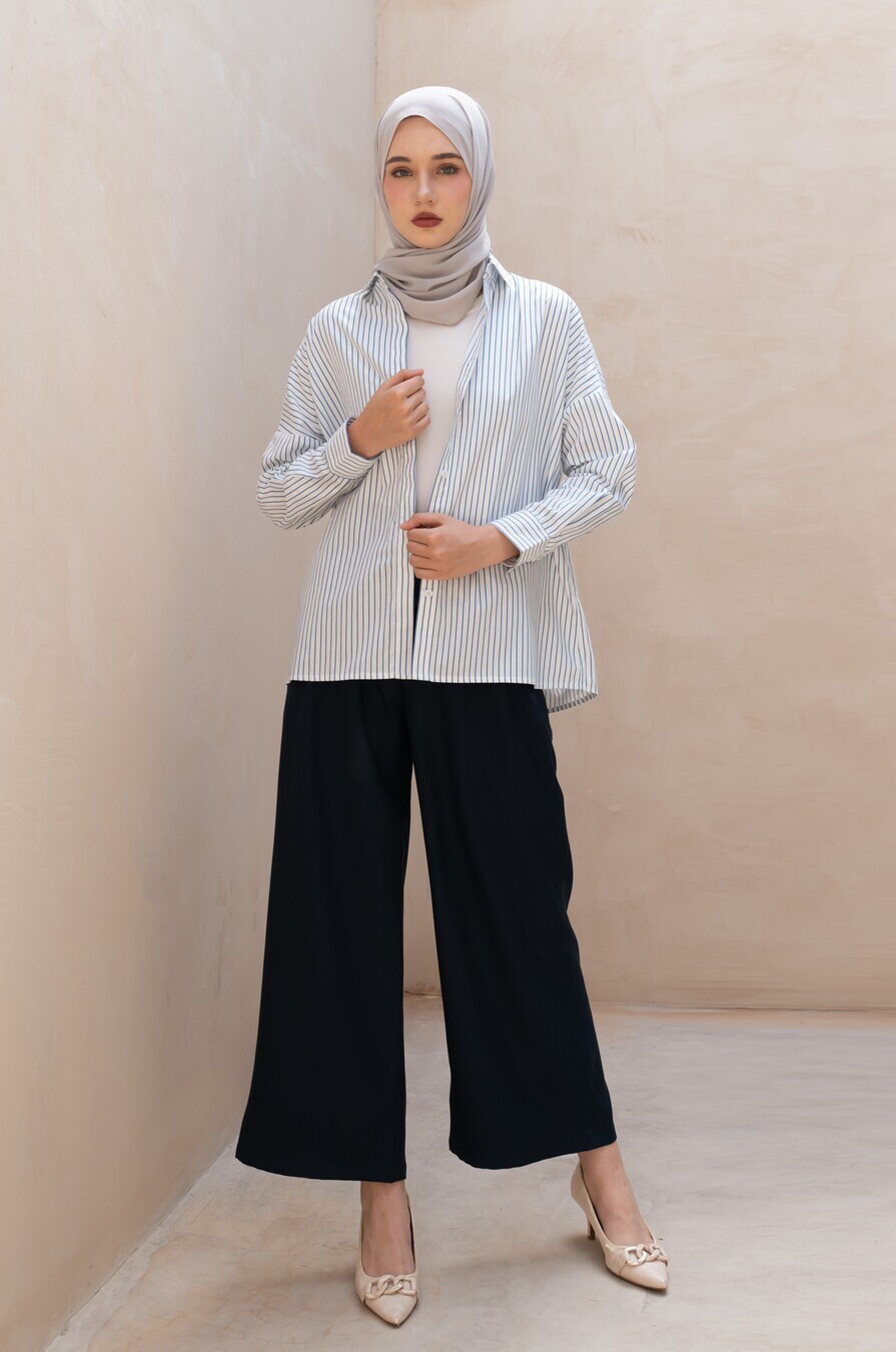 Wide Pants Alma Navy - Image 12