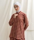 Blus Luna Rya Marun Big Size - Image 2