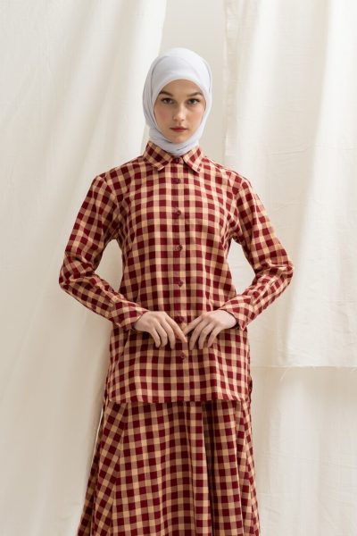 Blus Luna Rya Marun