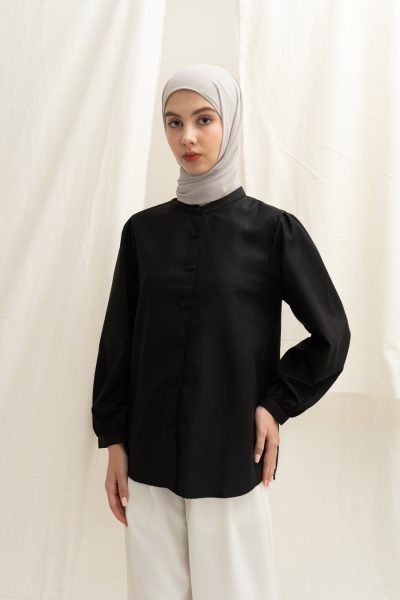 Blus Teana Hitam Big Size