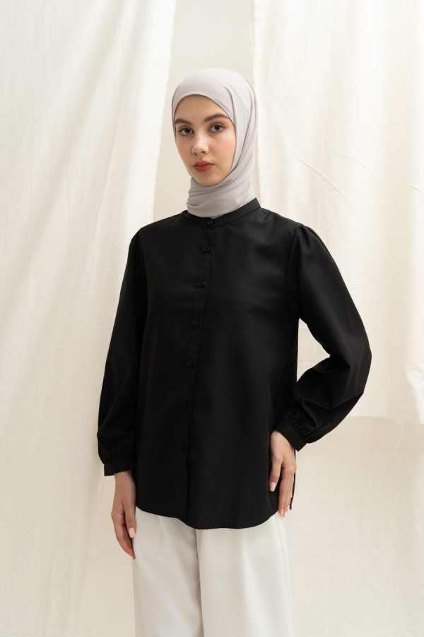 Blus Teana Hitam Big Size