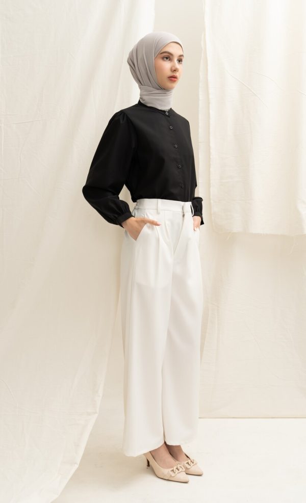 Blus Teana Hitam Big Size - Image 7