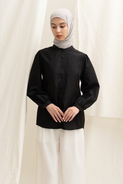 Blus Teana Hitam