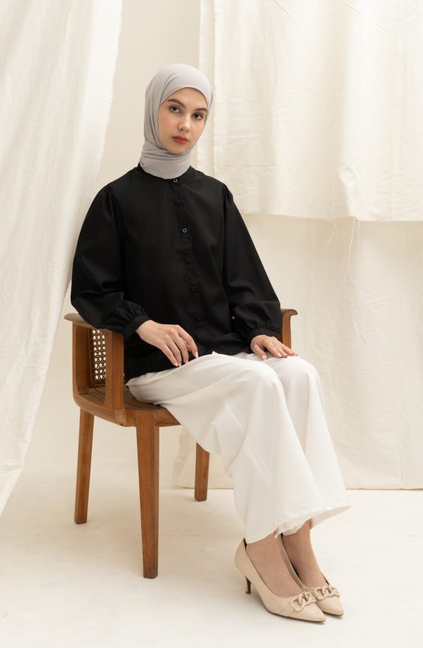 Blus Teana Hitam Big Size - Image 2