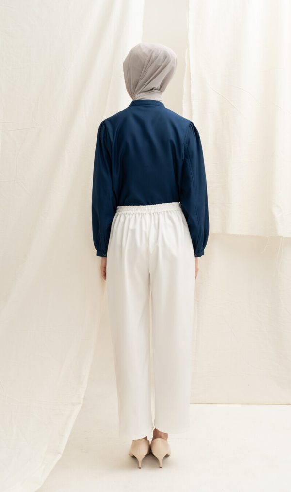 Blus Teana Navy Big Size - Image 3