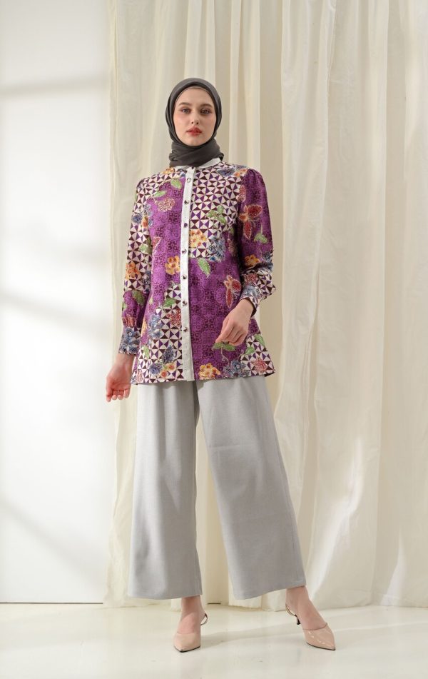Blus Velya Nurma Purple - Image 4
