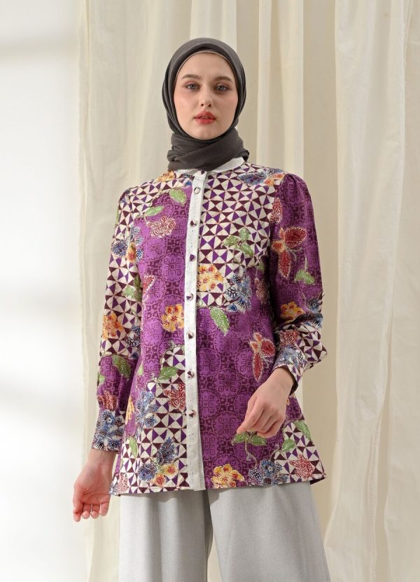 Blus Velya Nurma Purple - Image 6