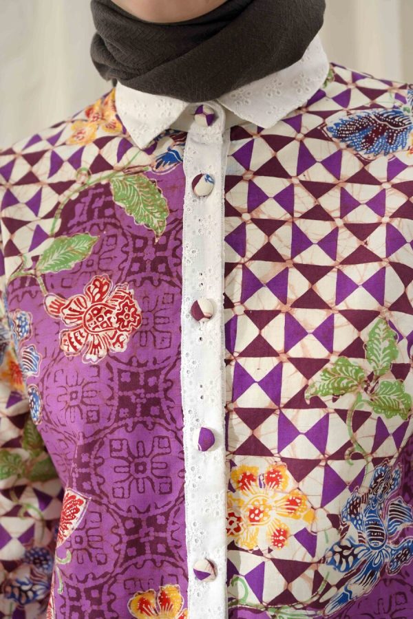 Blus Velya Nurma Purple - Image 2