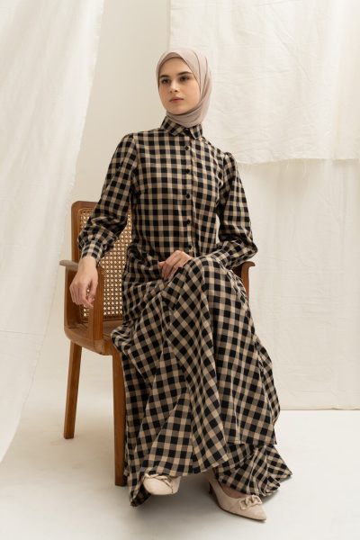 Blus Velya Rya Hitam Big Size