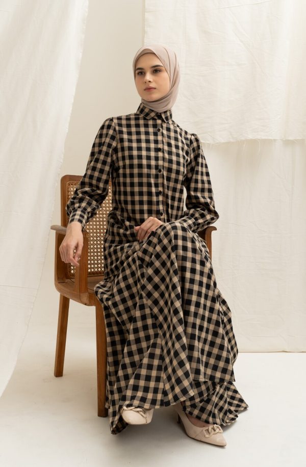 Blus Velya Rya Hitam Big Size