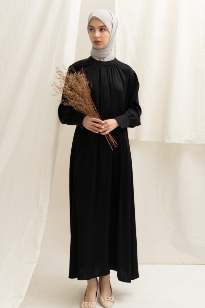 Gamis Lara Elaina Hitam