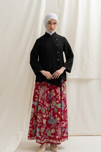 Kebaya Janggan Melati Hitam Big Size